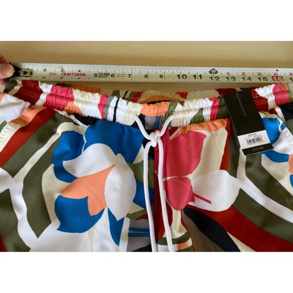 No Boundaries Mens Abstract Floral Print Swim Shorts M 32-34" 7" Inseam - Picture 3 of 8